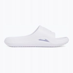 Klapki Sportowe Unisex Under Armour W Locker V Sl Us. Białe klapki Under Armour, bez wzorów, bez obcasa. Za 83,99 zł.