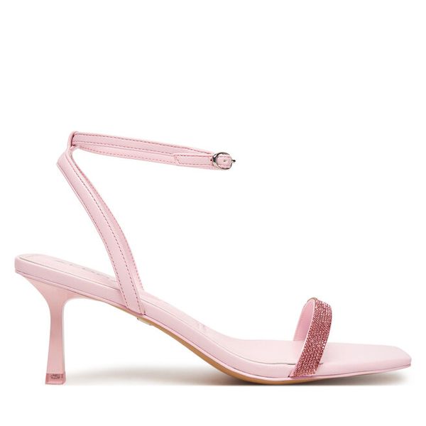 Sandały Aldo. Czerwone sandały ALDO, bez wzorów, bez obcasa, na szpilce, bez zapięcia. Za 299,99 zł.