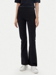 EA7 Emporio Armani Legginsy 7W000081 AF12484 UC001 Czarny Flare Fit. Czarne legginsy EA7 Emporio Armani, bez wzorów, z bawełny. Za 289,99 zł.