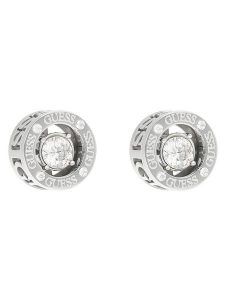 Guess Kolczyki JUBE01 464JW Srebrny. Szare kolczyki Guess, srebrne. Za 179,99 zł.