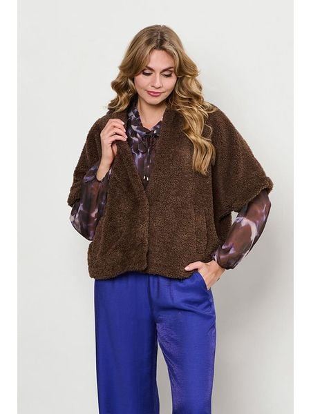 &Co Woman Kamizelka "Carly" w kolorze brązowym rozmiar: XL. Brązowe kamizelki &Co Woman, xl, bez wzorów, bez kołnierzyka, bez ramiączek, bez kaptura. Za 363,71 zł.