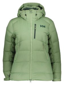 Helly Hansen Kurtka puchowa "Verglas" w kolorze zielonym rozmiar: XS. Zielone kurtki Helly Hansen, xs, bez wzorów, z puchu, bez kaptura. Za 549,06 zł.