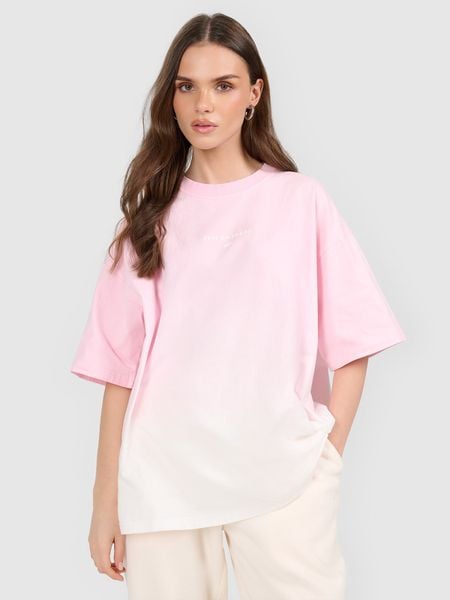 4F T-shirt loose z nadrukiem damski - różowy XS. Czerwone t-shirty 4f, s, bez wzorów, z dresówki, bez kołnierzyka, bez ramiączek. W wyprzedaży za 39,99 zł.