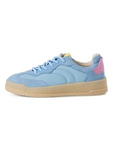 Tamaris Skórzane sneakersy w kolorze błękitnym rozmiar: 42. Niebieskie trampki Tamaris, bez wzorów, z materiału, bez zapięcia. Za 303,06 zł.