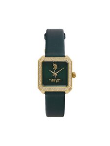 U.S. Polo Assn. Zegarek Brigitte USP8480GR Zielony. Zielone, analogowe zegarki U.S. Polo Assn. Za 449,99 zł.