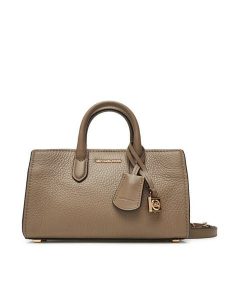 MICHAEL Michael Kors Torebka Scarlett 32F4GETC0L Beżowy. Brązowe torebki klasyczne MICHAEL Michael Kors, bez wzorów, ze skóry, bez dodatków. Za 619,99 zł.