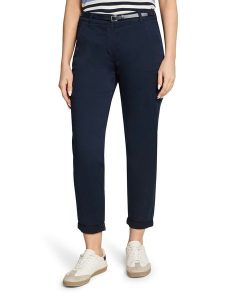 Betty Barclay Spodnie chino w kolorze granatowym rozmiar: 38. Niebieskie chinosy Betty Barclay, bez wzorów, ze skóry. Za 139,95 zł.