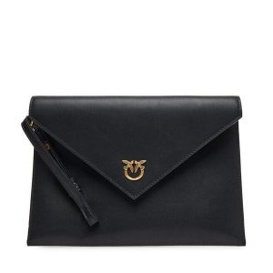 Torebka PINKO. Czarne torebki wieczorowe Pinko, bez wzorów, bez dodatków. Za 619,99 zł.