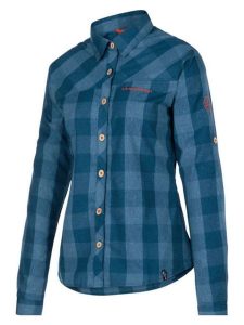 LA SPORTIVA Koszula funkcyjna "Andes" w kolorze niebieskim rozmiar: L. Niebieskie koszule La Sportiva, l, bez wzorów, bez kołnierzyka, bez ramiączek. Za 231,68 zł.