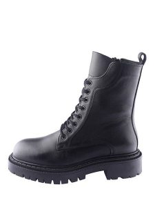 D.Moro Skórzane trzewiki w kolorze czarnym rozmiar: 37. Czarne botki D.Moro, bez wzorów, z materiału, bez obcasa, bez zapięcia. Za 341,95 zł.