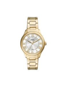 Fossil Zegarek Gilmore ES5395 Złoty. Żółte, analogowe zegarki Fossil. Za 719,99 zł.