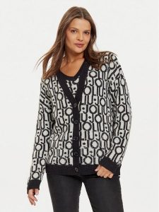 Liu Jo Kardigan WF4460 MA30P Biały Regular Fit. Białe kardigany Liu Jo, z syntetyku. Za 399,99 zł.