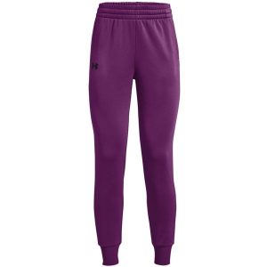 Spodnie dla kobiet Under Armour. Fioletowe spodnie dresowe Under Armour, l, bez wzorów, z tkaniny, trekkingowe. Za 139,99 zł.