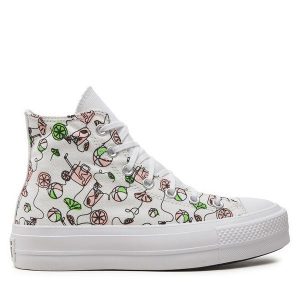 Trampki Converse. Białe trampki Converse, bez wzorów, bez zapięcia. Za 309,99 zł.