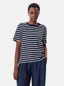 Tommy Hilfiger T-Shirt Modern Cody WW0WW46158 Granatowy Relaxed Fit. Niebieskie t-shirty TOMMY HILFIGER, m, bez wzorów, z bawełny, bez kołnierzyka, bez ramiączek. Za 149,99 zł.