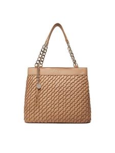 Nine West Torebka CEO-DAKOTA-II-LDA8007 Beżowy. Brązowe torebki klasyczne Nine West, bez wzorów, z materiału, bez dodatków. Za 299,99 zł.