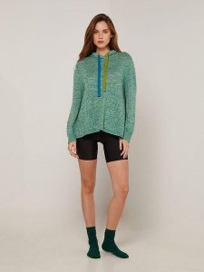 Rodier Bluza w kolorze zielonym rozmiar: L. Zielone bluzy Rodier, l, bez wzorów, z wełny, bez kaptura. Za 282,99 zł.