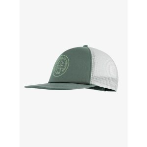 Czapka z daszkiem Rab Cirque Print Cap - sage/pewter. Zielone czapki RAB, bez wzorów. Za 119,99 zł.