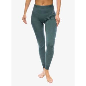 Legginsy termiczne damskie Ortovox 230 Competition Long Pants. Zielone legginsy ORTOVOX, bez wzorów. Za 396,99 zł.