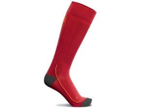 Skarpety Volkl Ski Kneehigh Comfort Red. Czerwone skarpetki Völkl, bez wzorów, z materiału. Za 45,00 zł.
