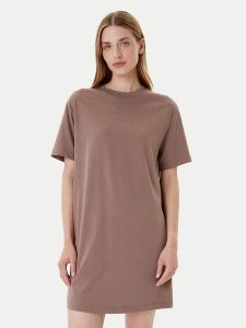 Nike Sukienka codzienna DV7882 Brązowy Relaxed Fit. Brązowe kombinezony Nike, l, bez wzorów, z bawełny, bez kołnierzyka, bez ramiączek. Za 219,99 zł.