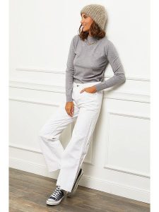 Soft Cashmere Golf w kolorze szarym rozmiar: 38/40. Szare golfy Soft Cashmere, bez wzorów, z kaszmiru. Za 105,17 zł.