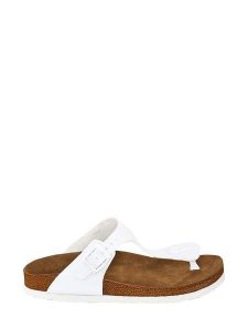 Moosefield Japonki w kolorze białym rozmiar: 39. Białe klapki Moosefield, bez wzorów, z otwartym noskiem, bez obcasa. Za 92,21 zł.