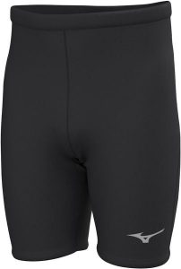 Legginsy midi Mizuno MZNRB. Czarne legginsy Mizuno, bez wzorów, z materiału, z podwyższonym stanem. Za 221,00 zł.