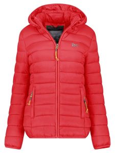Geographical Norway Kurtka pikowana "Atikolor" w kolorze czerwonym rozmiar: M. Czerwone kurtki Geographical Norway, m, bez wzorów, bez kaptura. Za 162,49 zł.