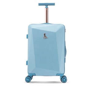 Walizka kabinowa Semi Line. Niebieskie walizki Semi-line, bez wzorów. Za 189,99 zł.