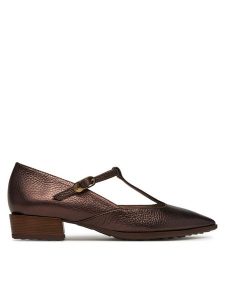 Hispanitas Półbuty HI254337 Brązowy. Brązowe półbuty Hispanitas, bez wzorów, ze skóry, bez obcasa, na płaskiej podeszwie, bez zapięcia. Za 419,99 zł.