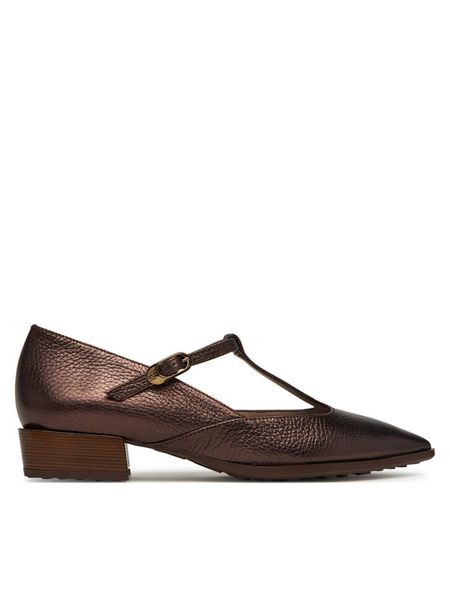 Hispanitas Półbuty HI254337 Brązowy. Brązowe półbuty Hispanitas, bez wzorów, ze skóry, bez obcasa, na płaskiej podeszwie, bez zapięcia. Za 419,99 zł.