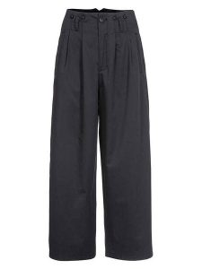 Herrlicher Spodnie "Feodora" w kolorze ciemnoszarym rozmiar: W33. Szare spodnie z wysokim stanem Herrlicher, bez wzorów, z bawełny, z podwyższonym stanem. Za 195,99 zł.