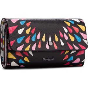 Duży Portfel Damski DESIGUAL - 18WAYP14 2000. Białe portfele marki Desigual, ze skóry ekologicznej. W wyprzedaży za 209,00 zł.