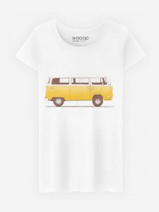 WOOOP Koszulka "Combi" w kolorze białym rozmiar: S. Białe bluzki Wooop, s, bez wzorów, z bawełny, bez kołnierzyka, bez ramiączek. Za 52,79 zł.