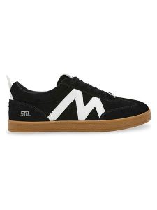 Steve Madden Skórzane sneakersy w kolorze czarnym rozmiar: 39. Czarne trampki Steve Madden, bez wzorów, bez zapięcia. Za 197,63 zł.