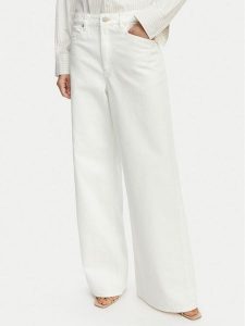 BOSS Jeansy C Slouchy MR 2.0 50558723 Biały Relaxed Fit. Białe jeansy Boss, bez wzorów, z bawełny. Za 679,99 zł.