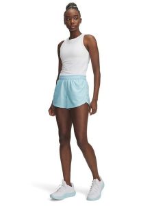 Under Armour Szorty sportowe w kolorze błękitnym rozmiar: XL. Niebieskie spodenki sportowe Under Armour, xl, bez wzorów, z materiału, outdoorowe. Za 91,56 zł.