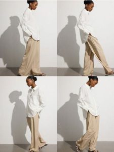 Koszula oversize z dodatkiem lnu - biały. Białe koszule Reserved, l, bez wzorów, z wiskozy, bez kołnierzyka, bez ramiączek. W wyprzedaży za 79,99 zł.