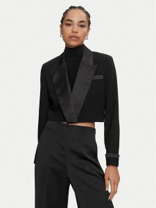 ACCESS FASHION Marynarka 44-1027-202 Czarny Regular Fit. Czarne marynarki i żakiety ACCESS FASHION, bez wzorów, z syntetyku. Za 499,99 zł.