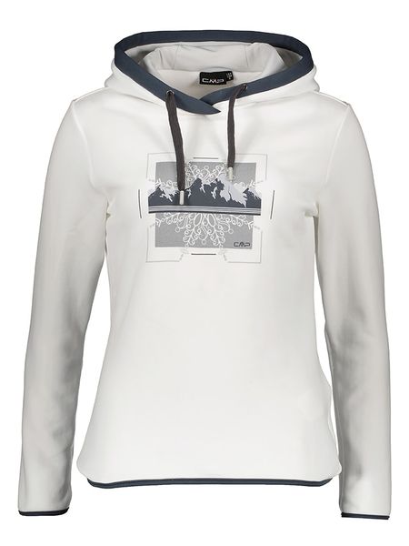 CMP Bluza polarowa w kolorze białym rozmiar: 36. Białe bluzy CMP, bez wzorów, z materiału, bez kaptura. Za 154,95 zł.