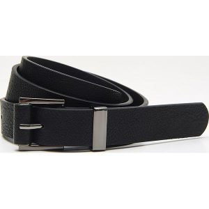 Pasek z metalową klamrą - Czarny. Paski marki Cropp. Za 24,99 zł.