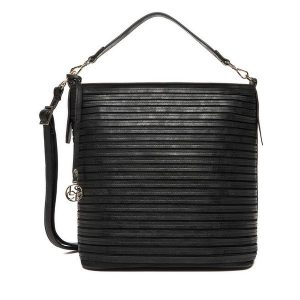 Torebka Lasocki. Czarne torebki klasyczne Lasocki, bez wzorów, bez dodatków. Za 199,99 zł.