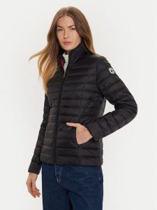 Jott Kurtka puchowa Cha P000WDOW02 Czarny Slim Fit. Czarne kurtki Jott, xxl, bez wzorów, z puchu, bez kaptura. Za 569,99 zł.