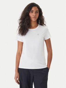 BOSS T-Shirt Eventsa11 50562055 Écru Slim Fit. Białe t-shirty Boss, s, bez wzorów, z bawełny, bez kołnierzyka, bez ramiączek. Za 265,99 zł.