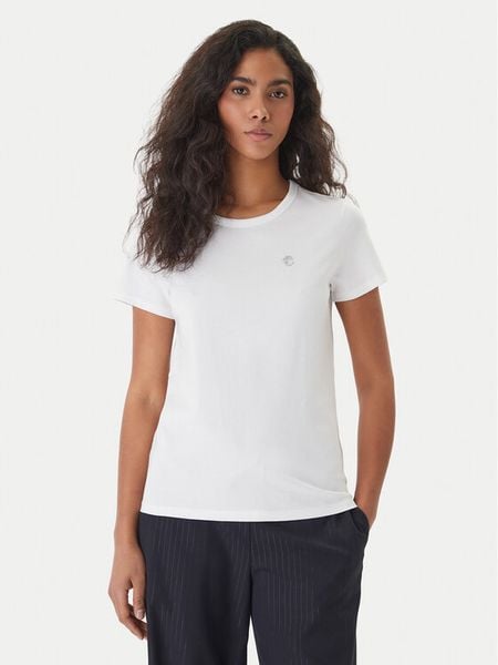 BOSS T-Shirt Eventsa11 50562055 Écru Slim Fit. Białe t-shirty Boss, s, bez wzorów, z bawełny, bez kołnierzyka, bez ramiączek. Za 236,99 zł.