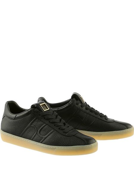 Högl Skórzane sneakersy w kolorze czarnym rozmiar: 40. Czarne trampki HÖGL, bez wzorów, bez zapięcia. Za 378,54 zł.