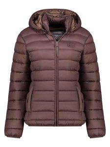 Geographical Norway Kurtka pikowana "Atichoko" w kolorze brązowym rozmiar: XXL. Brązowe kurtki Geographical Norway, xxl, bez wzorów, bez kaptura. Za 179,95 zł.