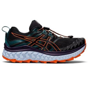 Buty do biegania damskie Asics Trabuco Max. Brązowe buty trekkingowe ASICS, z materiału, bez zapięcia. Za 724,65 zł.
