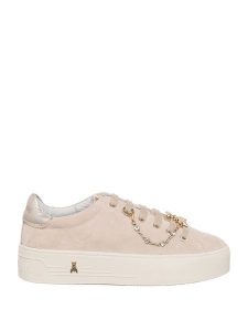 Patrizia Pepe Skórzane sneakersy w kolorze beżowym rozmiar: 39. Brązowe trampki Patrizia Pepe, bez wzorów, bez zapięcia. Za 478,99 zł.